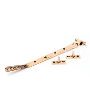 Polished Bronze 10" Hammered Newbury Stay