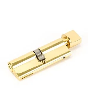 Lacquered Brass 45/45 5pin Euro Cylinder/Thumbturn