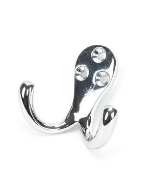 Polished Chrome Celtic Double Robe Hook