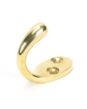 Polished Brass Celtic Single Robe Hook