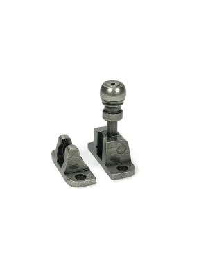 Pewter Mushroom Brighton Fastener (Radiused)
