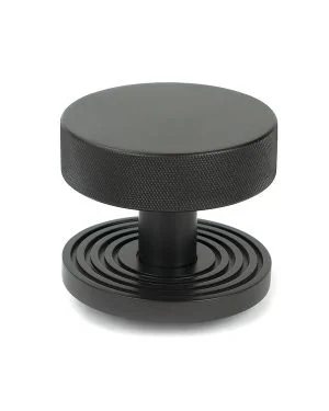 Aged Bronze Brompton Centre Door Knob (Beehive)