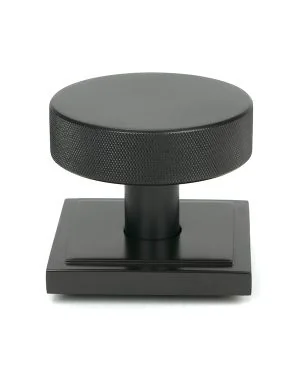 Aged Bronze Brompton Centre Door Knob (Square)