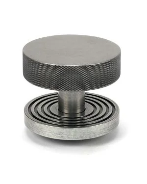 Pewter Brompton Centre Door Knob (Beehive)