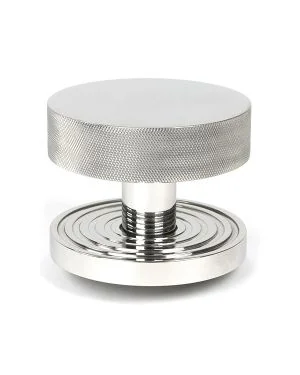 Polished Marine SS (316) Brompton Centre Door Knob (Beehive)