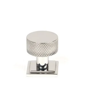 Polished SS (304) Brompton Cabinet Knob - 25mm (Square)