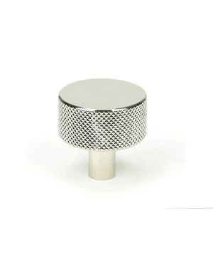 Polished Nickel Brompton Cabinet Knob - 32mm (No rose)