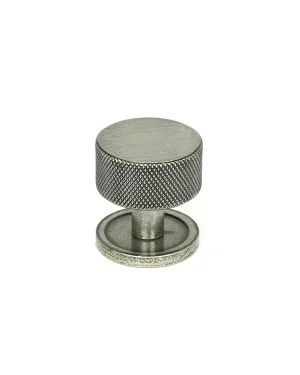 Pewter Brompton Cabinet Knob - 32mm (Plain)