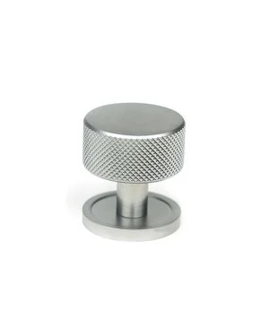 Satin Chrome Brompton Cabinet Knob - 32mm (Plain)