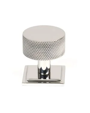 Polished SS (304) Brompton Cabinet Knob - 32mm (Square)