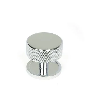 Polished Chrome Brompton Cabinet Knob - 38mm (Plain)