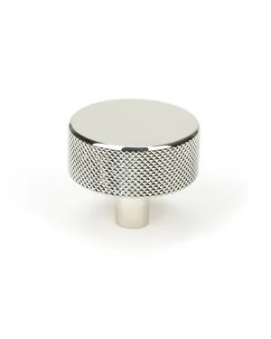Polished Nickel Brompton Cabinet Knob - 38mm (No rose)