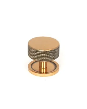 Polished Bronze Brompton Cabinet Knob - 38mm (Plain)