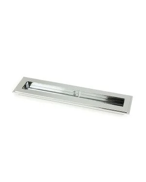 Polished Chrome 250mm Art Deco Rectangular Pull