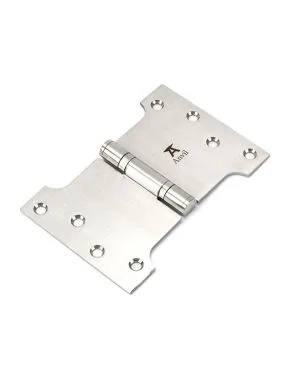 Satin SS 4" x 4" x 6"  Parliament Hinge (pair)