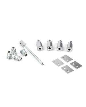 Satin Chrome Secure Stops (Pack of 4)