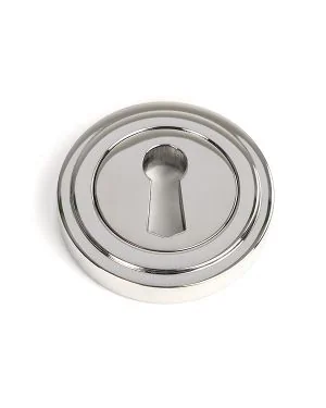 Polished Marine SS (316) Round Escutcheon (Art Deco)