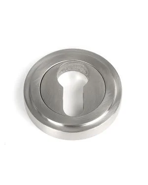 Satin Marine SS (316) Round Euro Escutcheon (Art Deco)