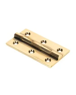 Aged Brass 2.5" Butt Hinge (pair)