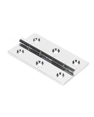 Polished Chrome 2.5" Butt Hinge (pair)