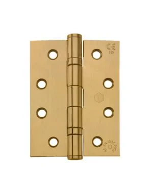 4" (102mm) Hinges Satin Brass Finish