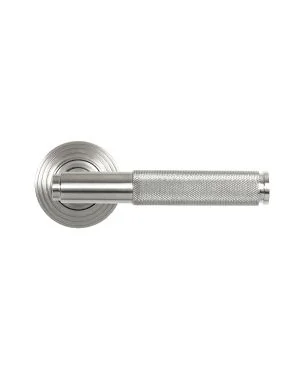 Satin Marine SS (316) Brompton Lever on Rose Set (Beehive) - Unsprung