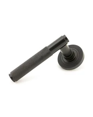 Aged Bronze Brompton Lever on Rose Set (Beehive) - Unsprung