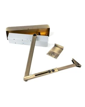 Aged Brass Size 2-5 Door Closer & Cover