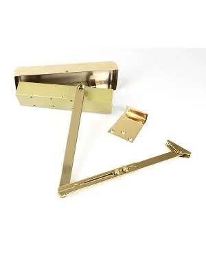 Polished Brass Size 2-5 Door Closer & Cover