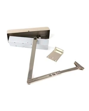 Polished Nickel Size 2-5 Door Closer & Cover