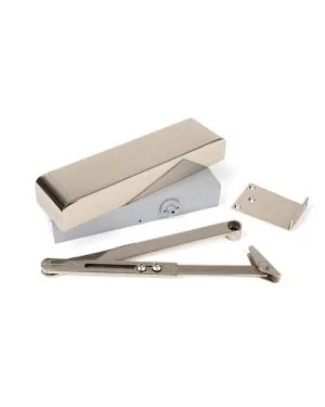 Polished Nickel Size 2-5 Door Closer & Cover