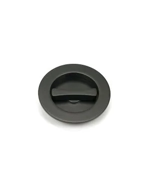 Aged Bronze 75mm Plain Round Pull - Privacy Set