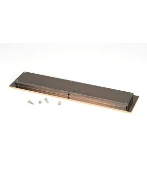 Polished Bronze 250mm Plain Rectangular Pull