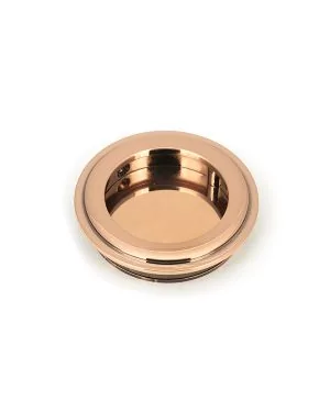 Polished Bronze 60mm Art Deco Round Pull