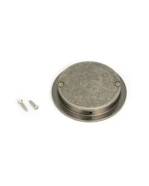 Pewter 75mm Plain Round Pull