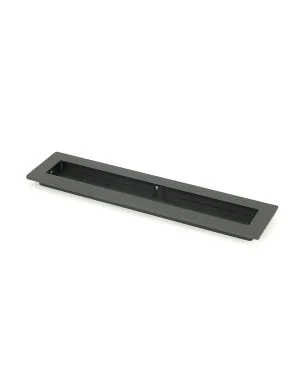 Matt Black 250mm Plain Rectangular Pull