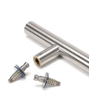 Satin SS (304) 50mm Secret Fixings for T Bar (2)