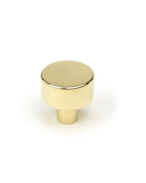 Polished Brass Kelso Cabinet Knob - 25mm (No Rose)