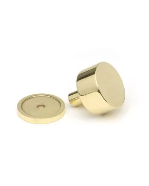 Polished Brass Kelso Cabinet Knob - 32mm (Plain)
