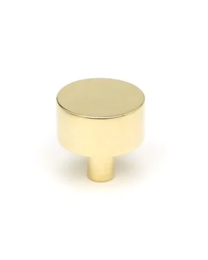 Polished Brass Kelso Cabinet Knob - 32mm (No Rose)