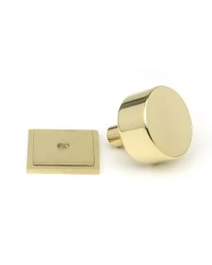 Polished Brass Kelso Cabinet Knob - 32mm (Square)