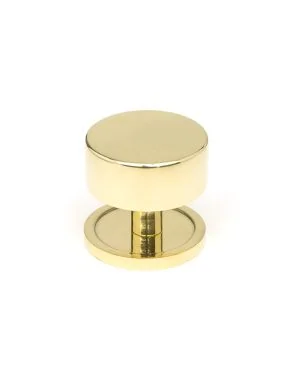 Polished Brass Kelso Cabinet Knob - 38mm (Plain)