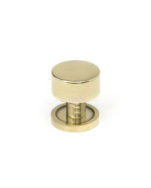 Aged Brass Kelso Cabinet Knob - 25mm (Plain)