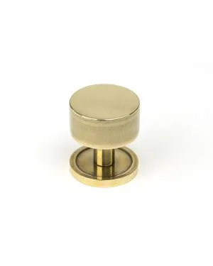 Aged Brass Kelso Cabinet Knob - 32mm (Plain)