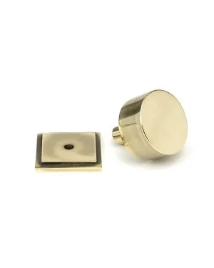 Aged Brass Kelso Cabinet Knob - 32mm (Square)