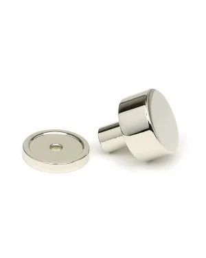 Polished Nickel Kelso Cabinet Knob - 25mm (Plain)
