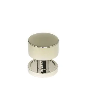 Polished Nickel Kelso Cabinet Knob - 25mm (Plain)