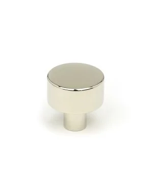 Polished Nickel Kelso Cabinet Knob - 25mm (No Rose)