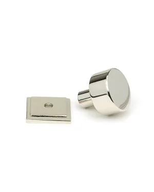Polished Nickel Kelso Cabinet Knob - 25mm (Square)