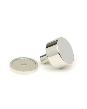 Polished Nickel Kelso Cabinet Knob - 32mm (Plain)